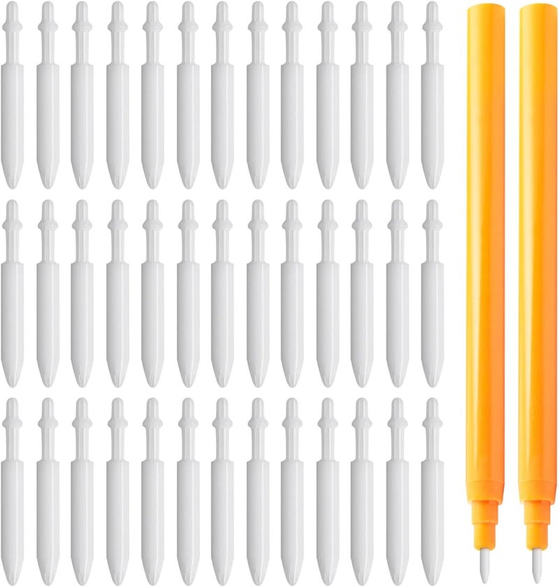 Veemoon 50PCS Paint Pen Nibs,0.7mm Marker Tips Replacement Acrylic Marker Nibs for DIY Writing Painting - Image 1
